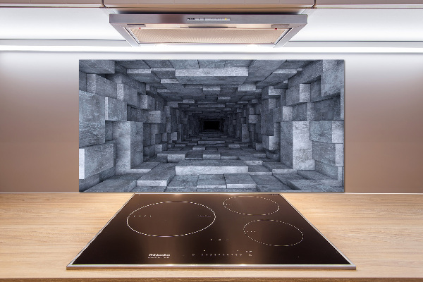 Glasrückwand für die küche Tunnel