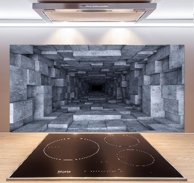 Glasrückwand für die küche Tunnel