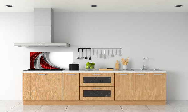 Platte für Küchenrückwand Wellen im Hintergrund