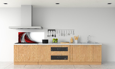 Platte für Küchenrückwand Wellen im Hintergrund