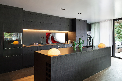 Platte für Küchenrückwand Wellen im Hintergrund