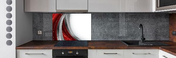 Platte für Küchenrückwand Wellen im Hintergrund