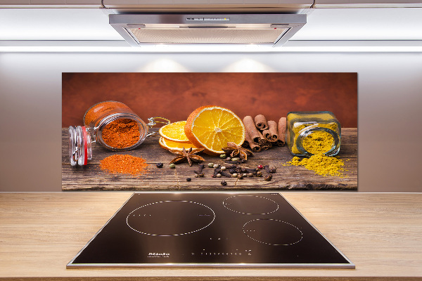 Küchen wandpaneel Gewürzmischung