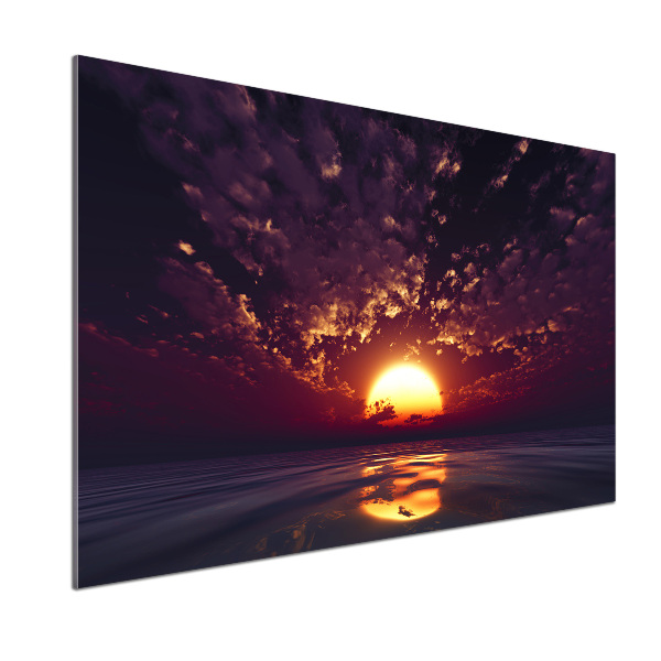 Platte für Küchenrückwand Sonnenuntergang