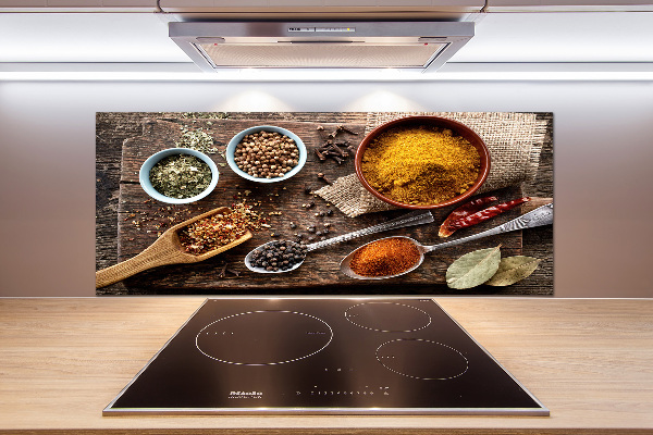 Platte für Küchenrückwand Gewürzmischung