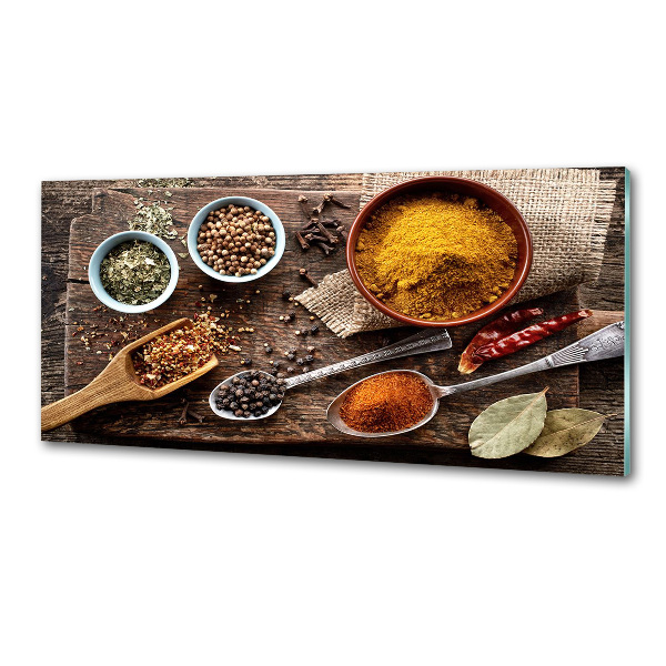 Platte für Küchenrückwand Gewürzmischung