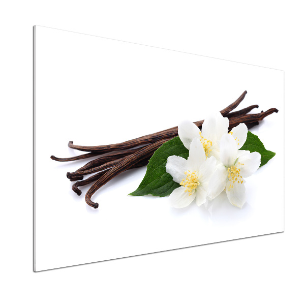 Glasrückwand für die küche Jasmin und Vanille