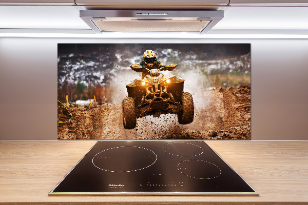 Glasrückwand für die küche Quad