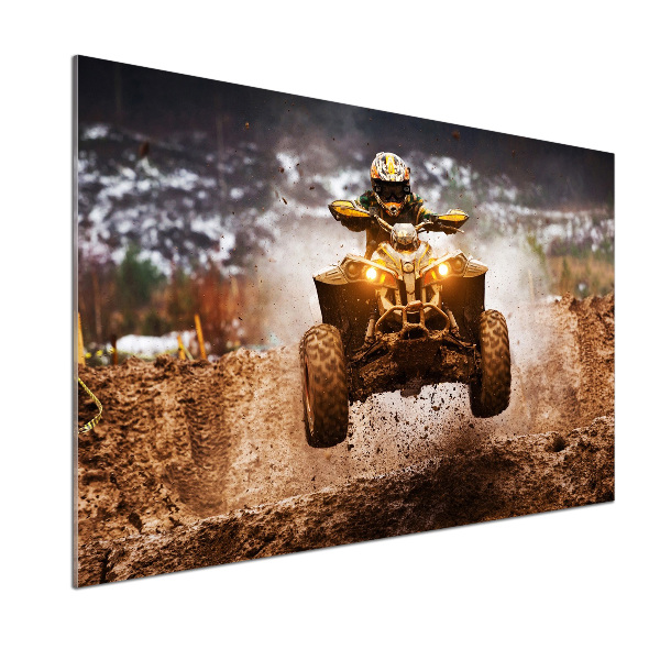 Glasrückwand für die küche Quad