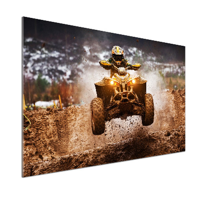 Glasrückwand für die küche Quad