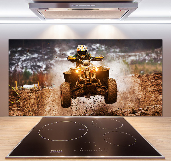 Glasrückwand für die küche Quad