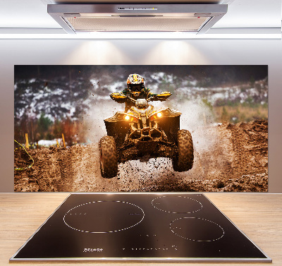 Glasrückwand für die küche Quad