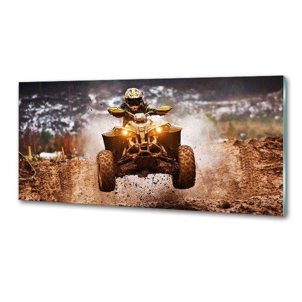 Glasrückwand für die küche Quad