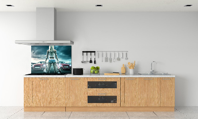 Küchen wandpaneel Der Start des Rennens