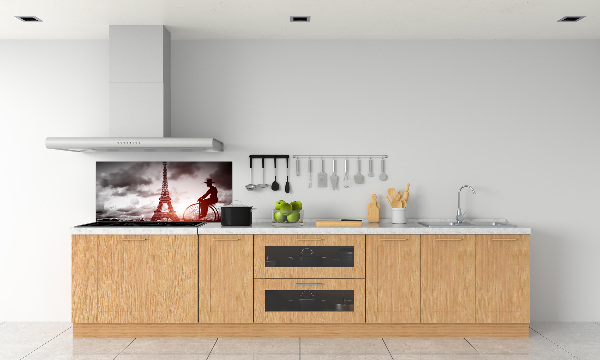 Glasrückwand für die küche Eiffelturm Paris