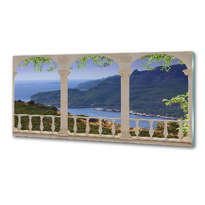 Platte für Küchenrückwand Blick auf die Bucht