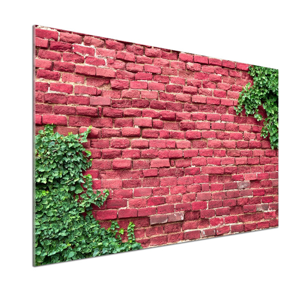 Platte für Küchenrückwand Ziegelmauer