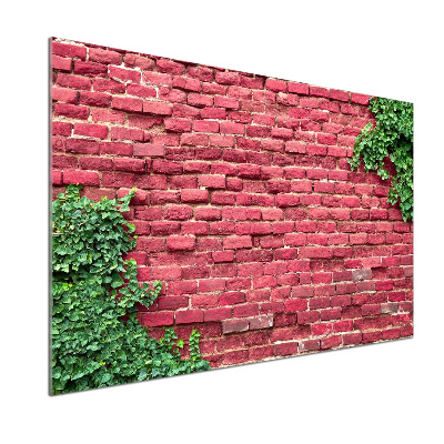 Platte für Küchenrückwand Ziegelmauer