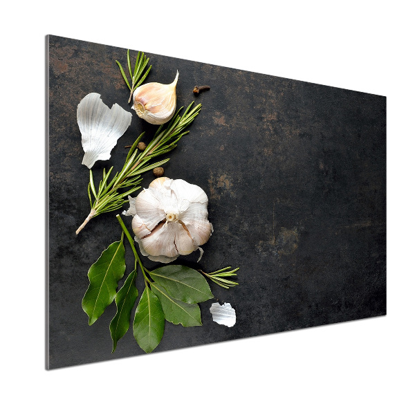 Platte für Küchenrückwand Knoblauch