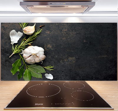 Platte für Küchenrückwand Knoblauch