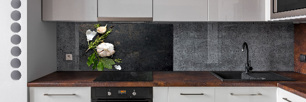 Platte für Küchenrückwand Knoblauch