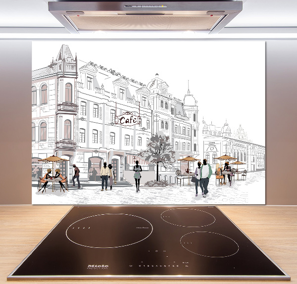 Platte für Küchenrückwand Altstadt