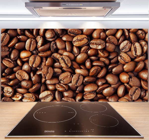 Glasrückwand für die küche Kaffeebohnen