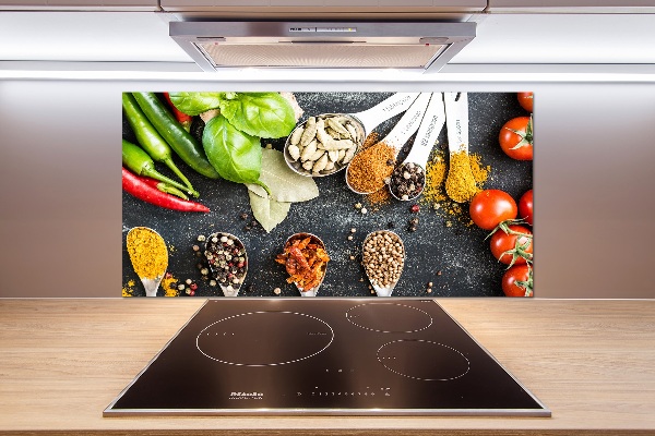 Platte für Küchenrückwand Gewürzmischung