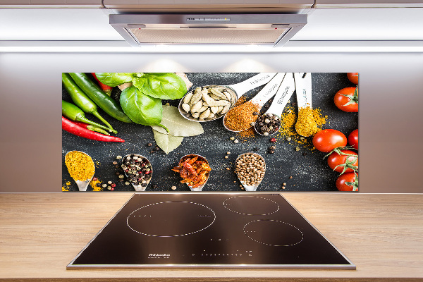 Platte für Küchenrückwand Gewürzmischung