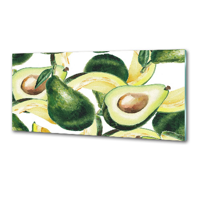 Glasrückwand für die küche Avocado