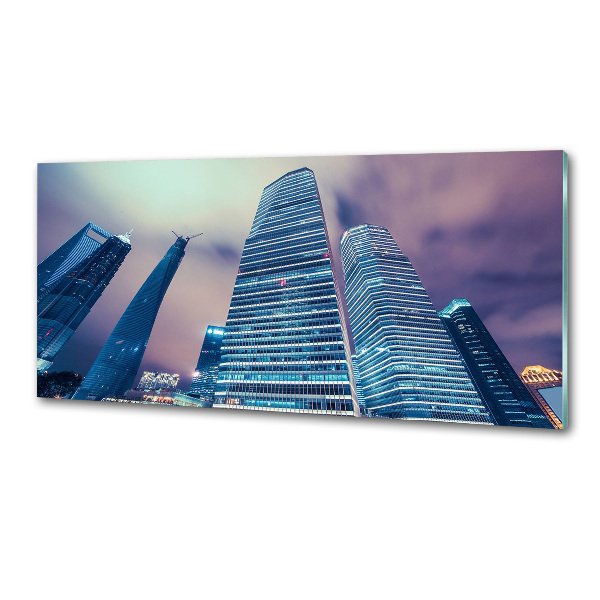 Küchen wandpaneel Wolkenkratzer