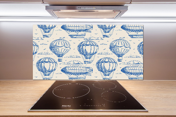 Platte für Küchenrückwand Ballons und Luftschiffe