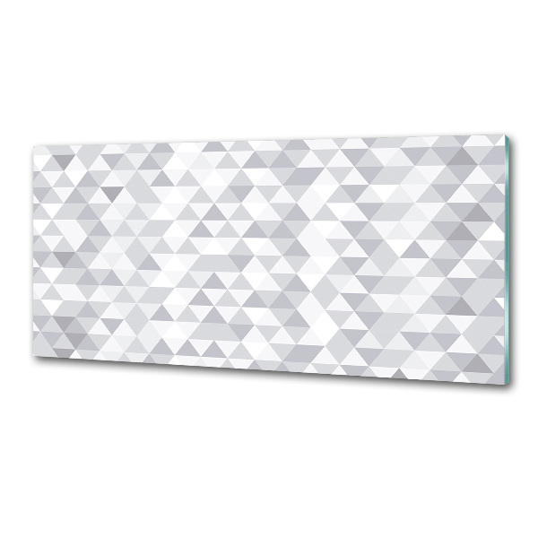 Küchen wandpaneel Graue Dreiecke