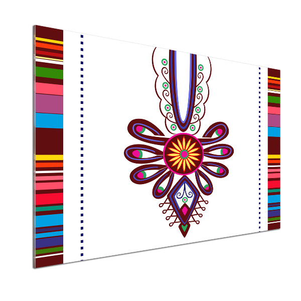 Küchen wandpaneel Polnisches Volksmuster