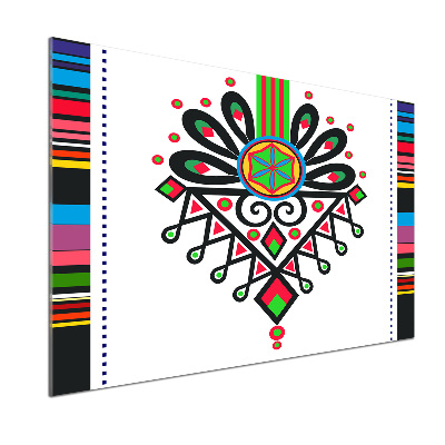 Glasrückwand für die küche Polnisches Volksmuster