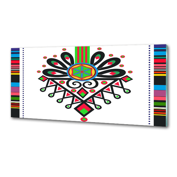 Glasrückwand für die küche Polnisches Volksmuster