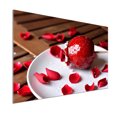 Küchen wandpaneel Apfel am Stiel