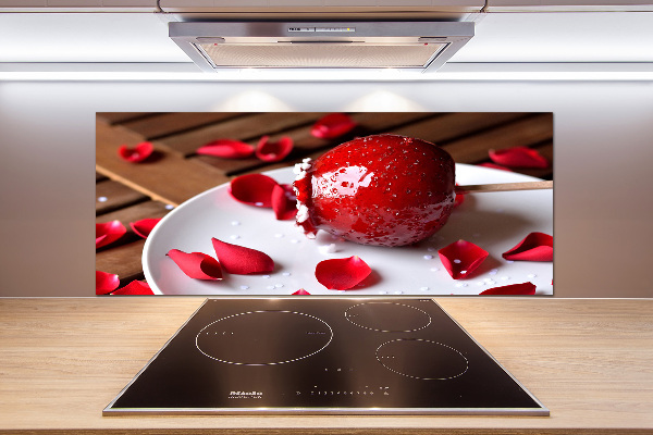 Küchen wandpaneel Apfel am Stiel