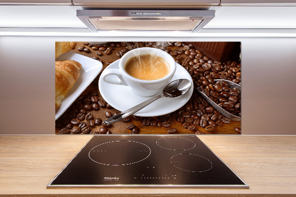Glasrückwand für die küche Aromatischer Kaffee