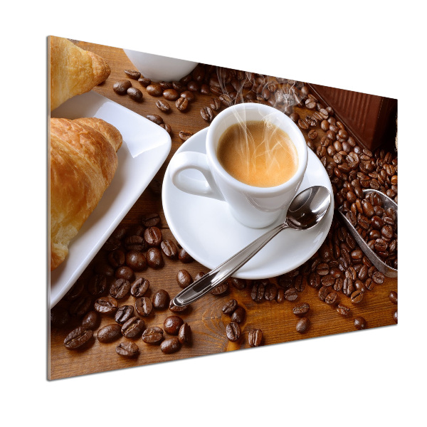 Glasrückwand für die küche Aromatischer Kaffee