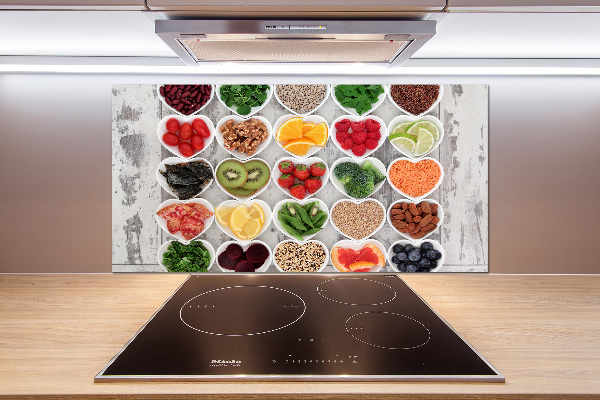 Platte für Küchenrückwand Gesunde Ernährung
