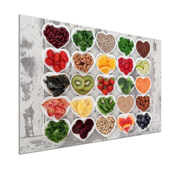 Platte für Küchenrückwand Gesunde Ernährung