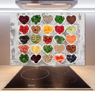 Platte für Küchenrückwand Gesunde Ernährung