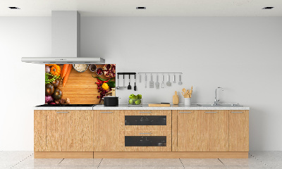 Küchen wandpaneel Herbstgemüse