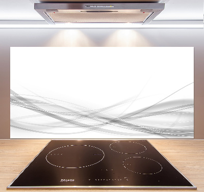 Glasrückwand für die küche Abstrakte Wellen