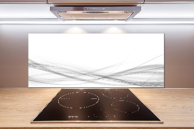 Glasrückwand für die küche Abstrakte Wellen