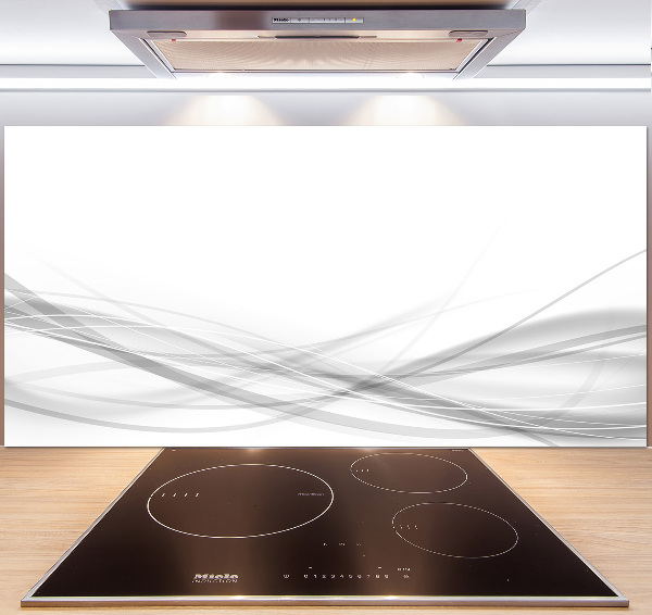 Glasrückwand für die küche Abstrakte Wellen