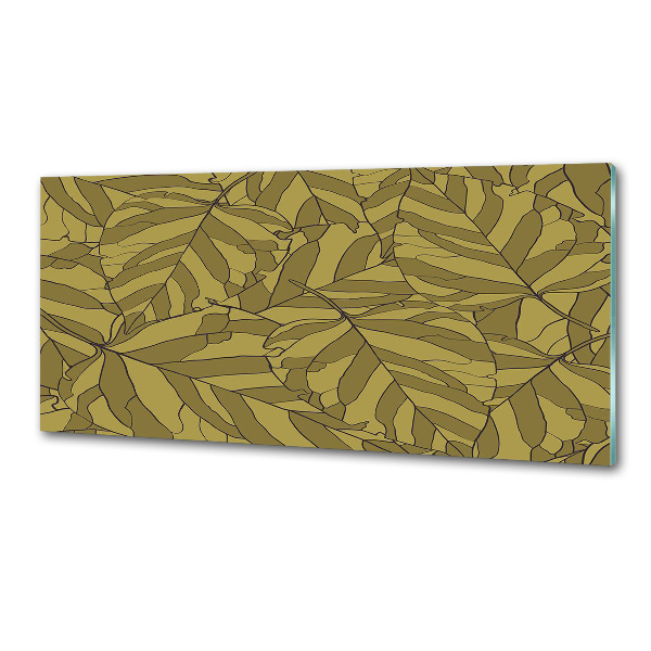 Platte für Küchenrückwand Blätter