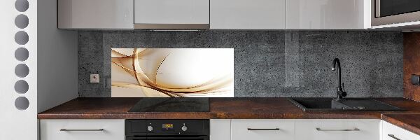 Platte für Küchenrückwand Abstrakte Wellen