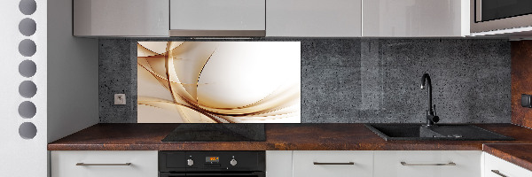 Platte für Küchenrückwand Abstrakte Wellen